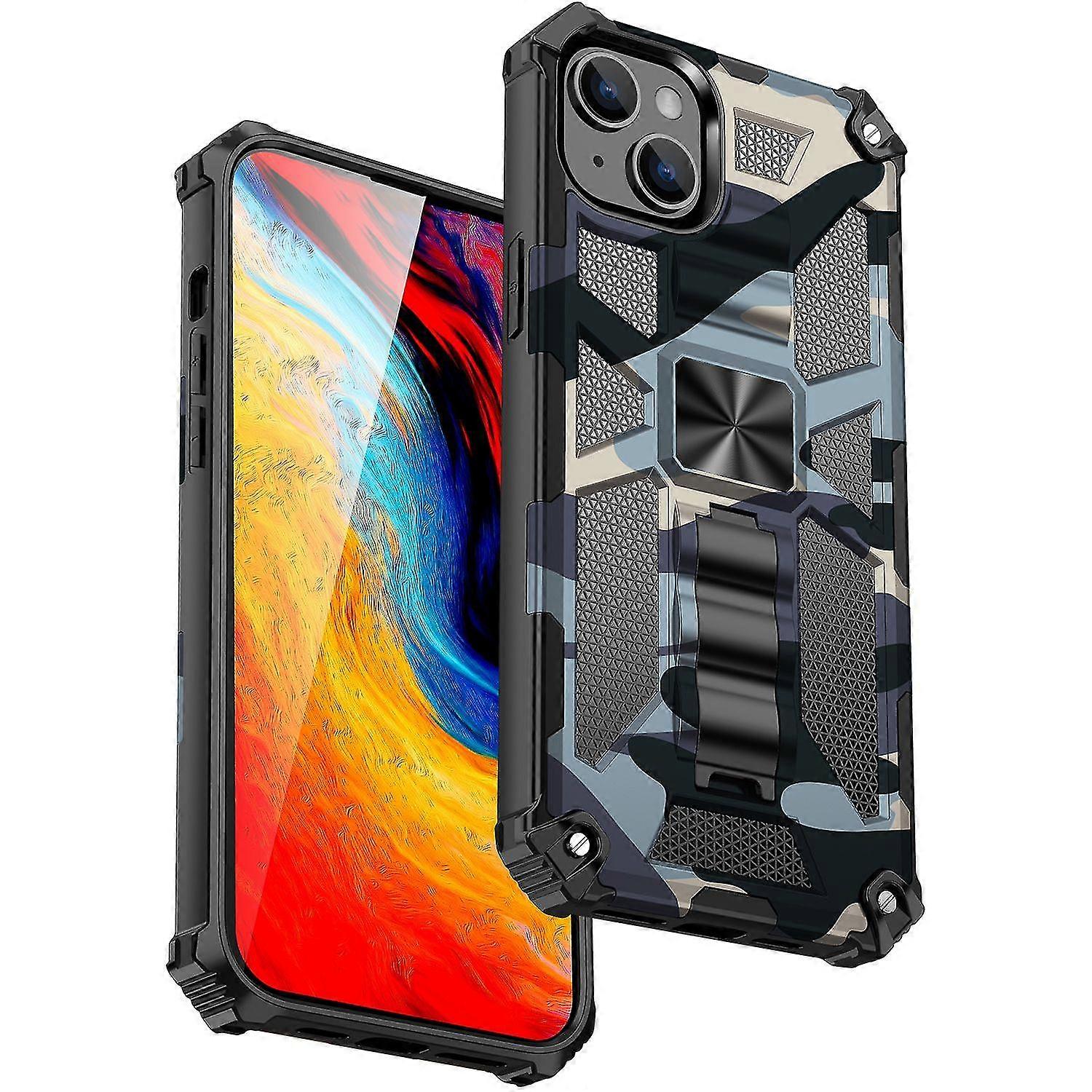 Shockproof Kickstand Case for Compatible Devices Phone Back Shell Cover