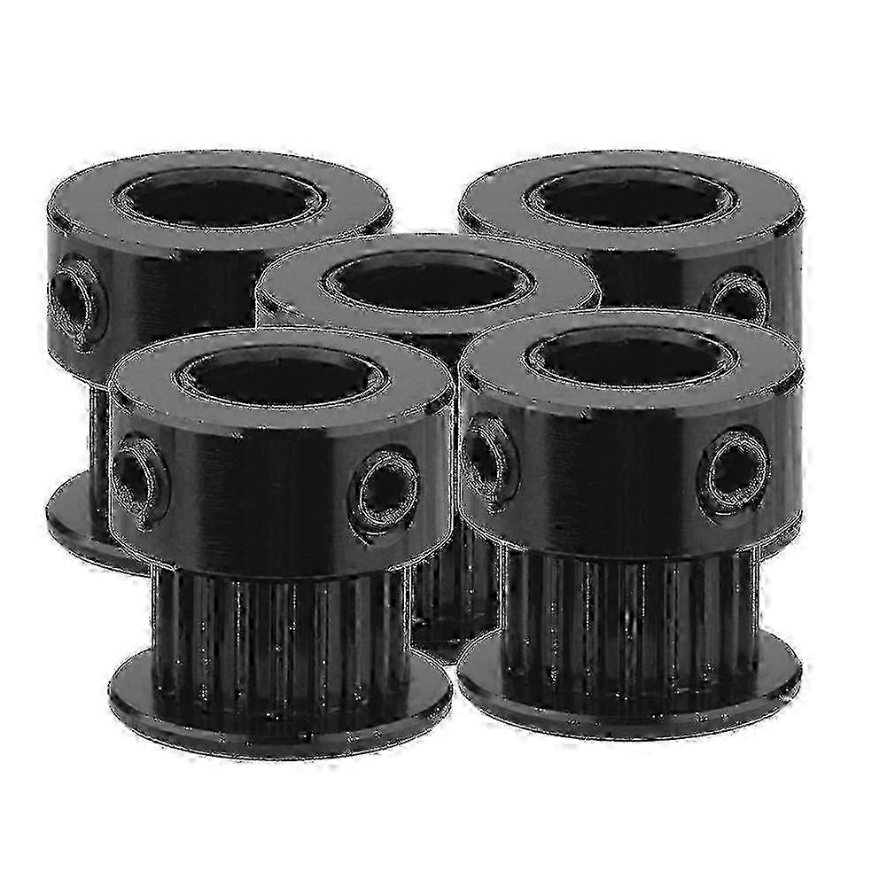 5pcs 6mm幅2GTアルミタイミングベルトプーリーギア20歯3Dプリンター用(8mmボア)--