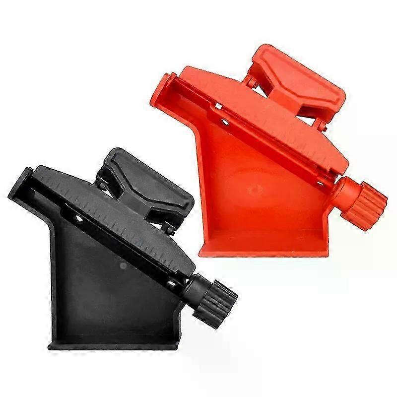 Black/Red Pro Archery Fletching Jig 2 Clamp Straight Helical Feather Vanes Tool DIY Arrow