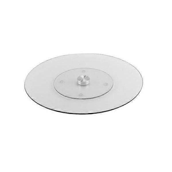 Glass Lazy Susan 35cm - Rotating Plate for Dining Table & Kitchen Organization - Bakeware, Utensils