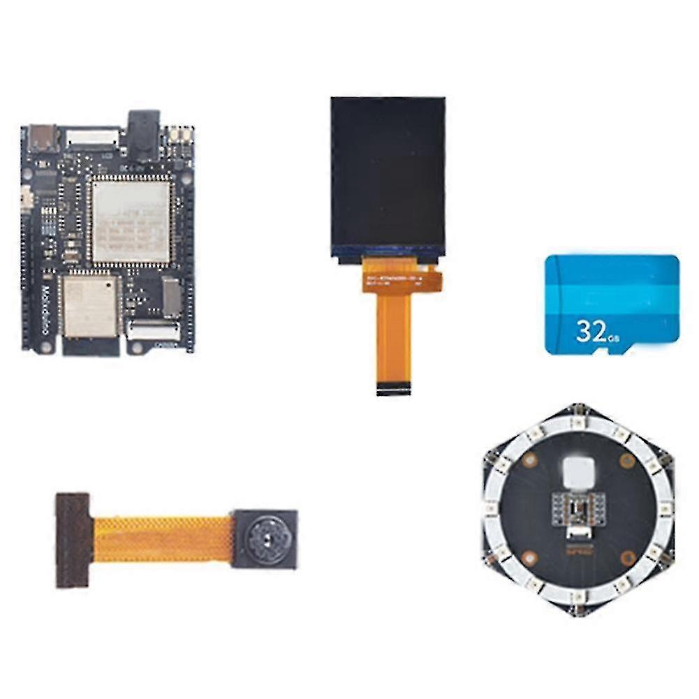 For Maix Duino Board K210 Risc-v Ai+lot Esp32 Module With Camera+2.4 Inch Screen+mic +t