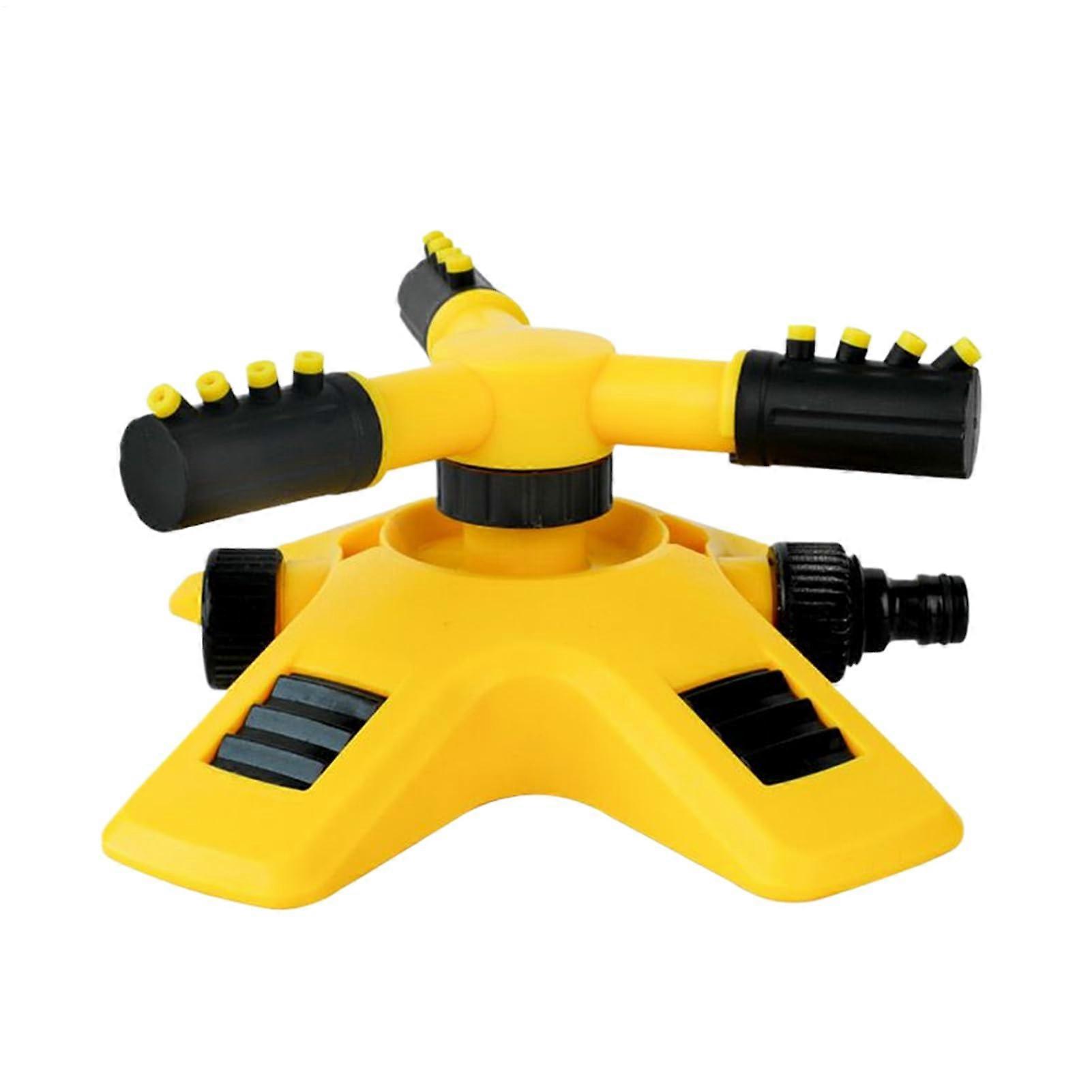 Adjustable lawn sprinkler with 360degree rotation, easy hose connection, 20.5 cm