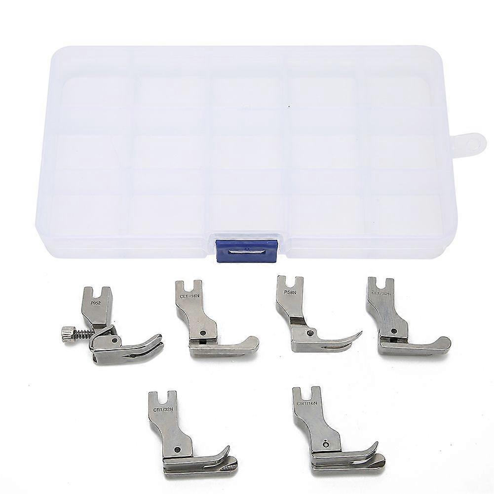 2025 Latest Model  6PCs Presser Foot Single Needle Sewing Machine Accessories
