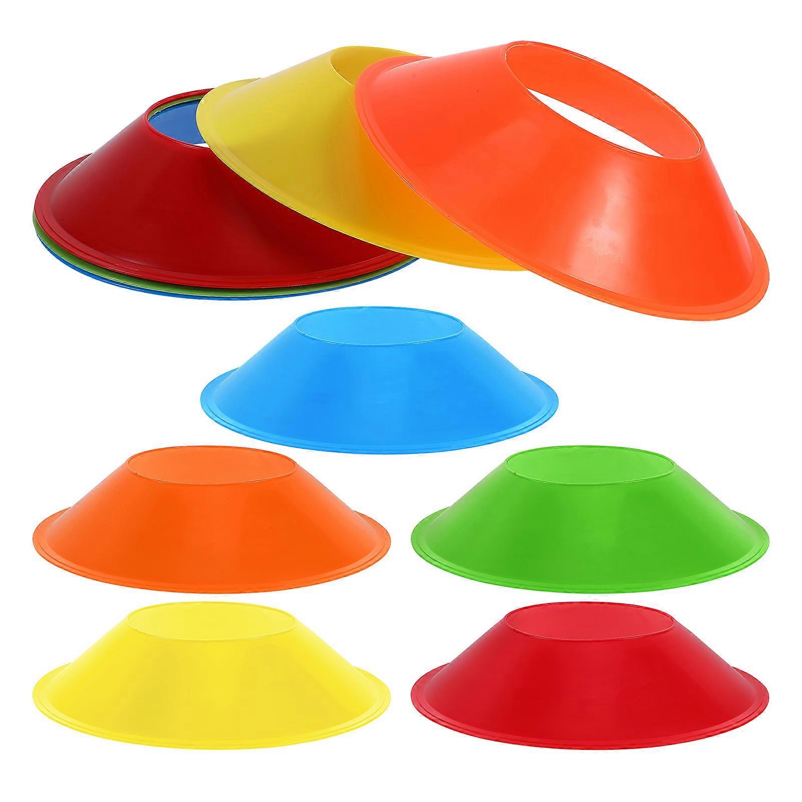 Soccer Cone Markers Display Base Ball Storage Sports Equipment PE Material 10Pcs