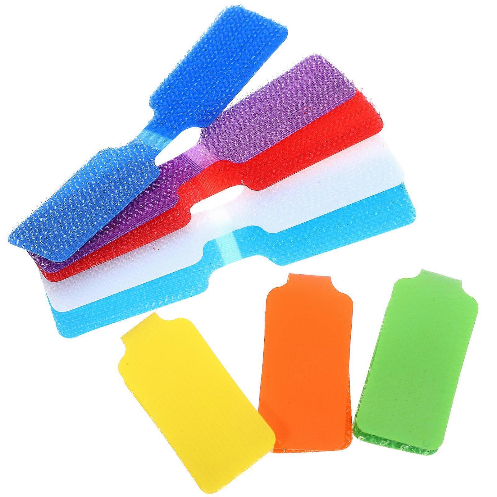 24PCS Colorful Cable Labels Versatile Organizer for Charger Cords, Data Cables and Wires Marking Ties for Home, Office and Travel Use