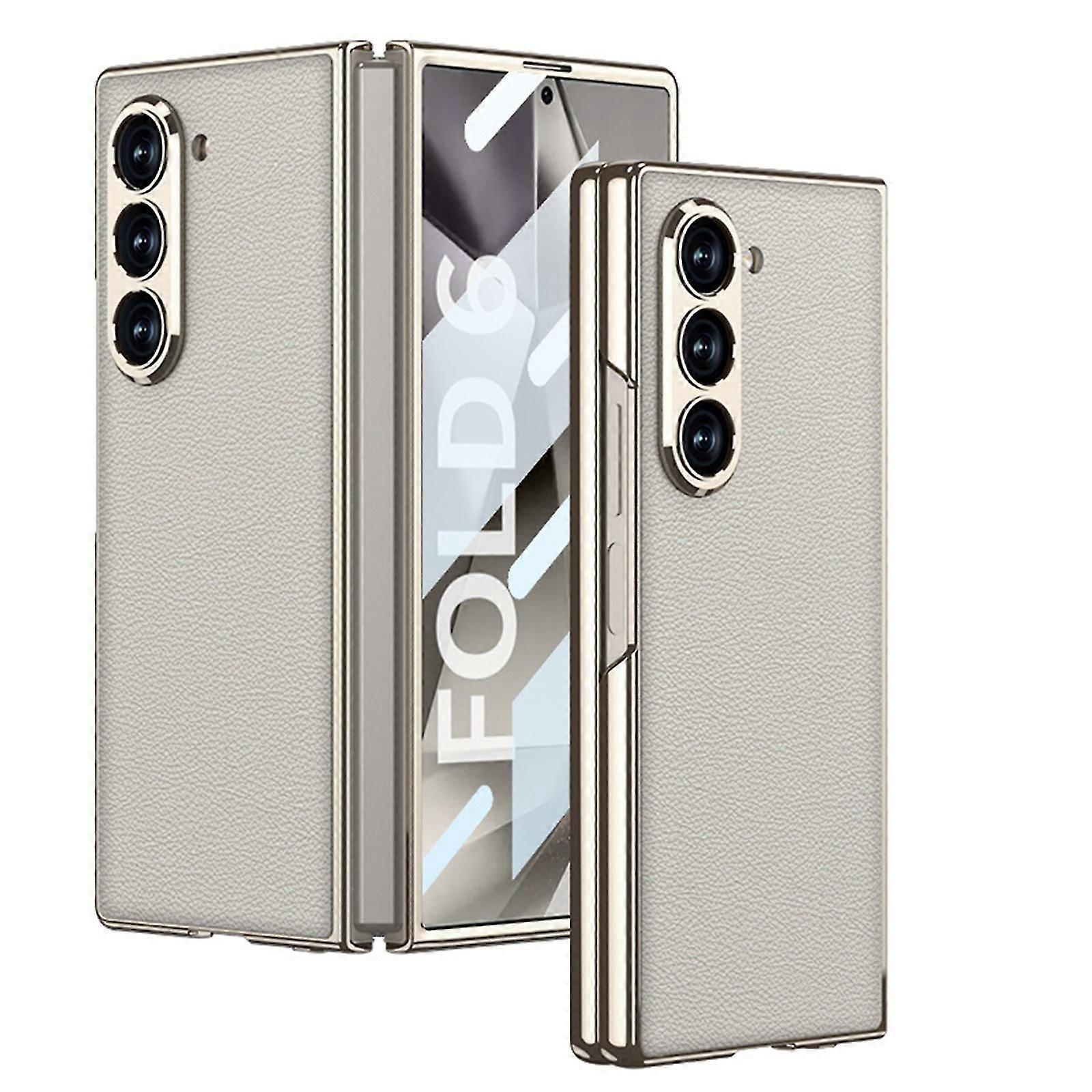 for Samsung Z Fold 6 Case, Ultra-Thin Electroplating Color Painting Galaxy Z Fold 6 Case, Military Grade Drop Protective Cover