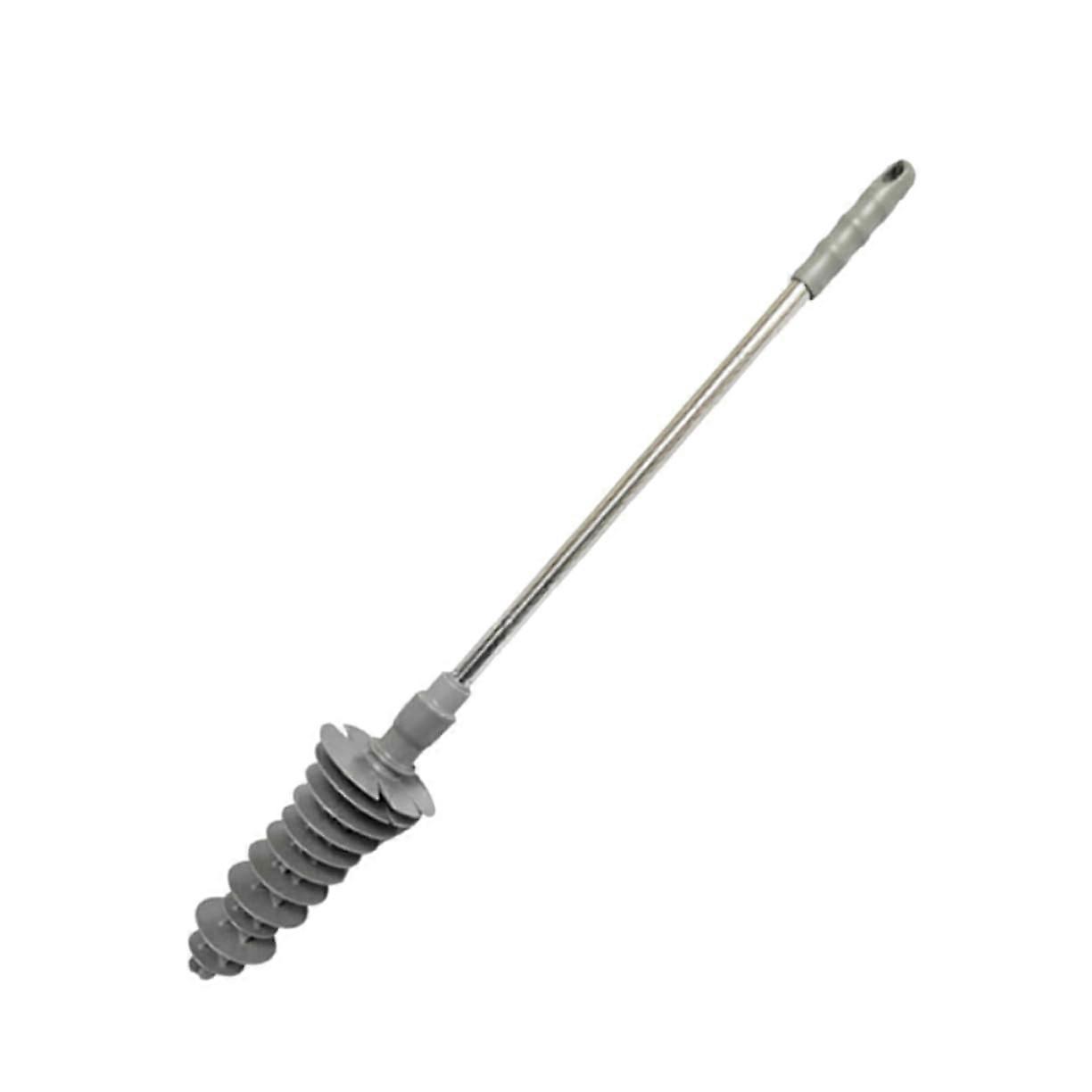 Flexible Toilet Plunger Remover Toilet Unlock Ergonomic Handle Durable Design Easy Drain Grey