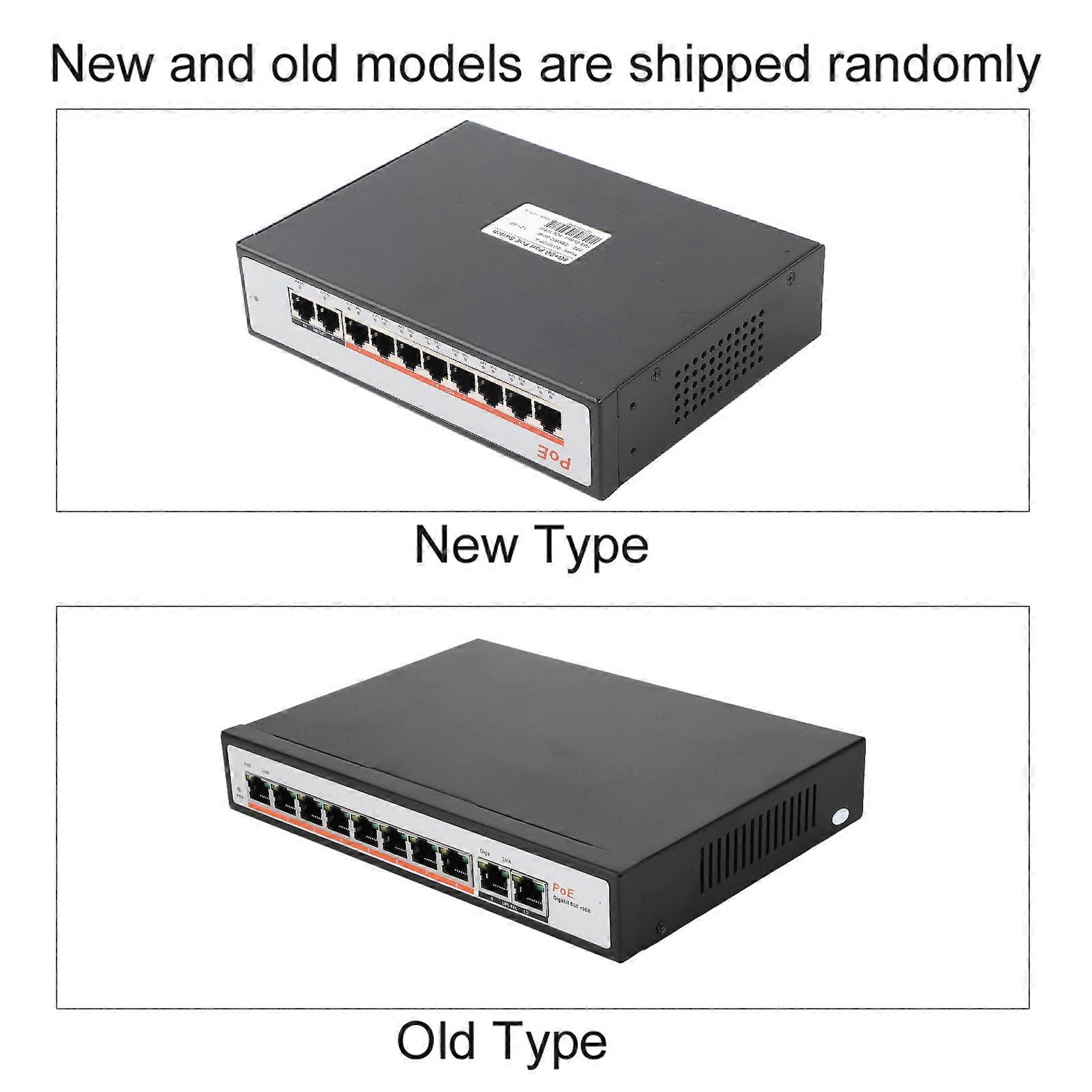 Builtin 8+2 10Port Monitoring PoE Gigabit Ethernet Switch for IP Camera