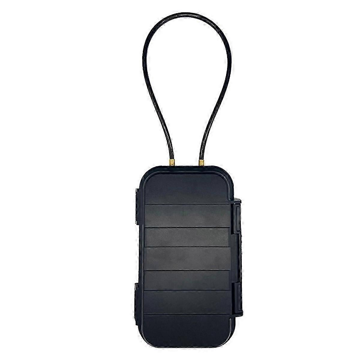 Portable Storage Box Beach Safe 4-Digit Combination Lock