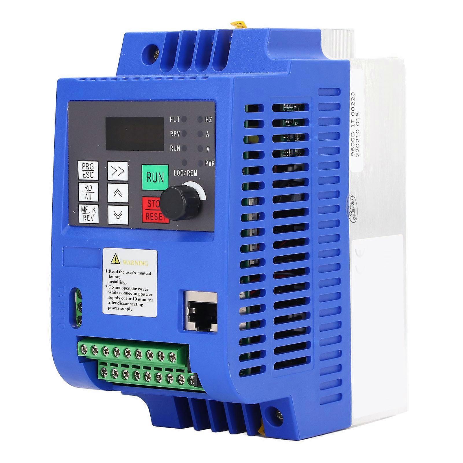 NFLIXIN Variable Frequency Drive Inverter Converter 1PH 220VAC Input 3PH 0‑220VAC Output 2.2KW