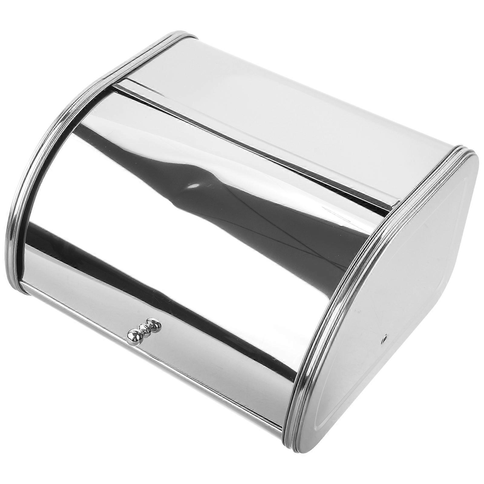 Bread Holder For Kitchen Counter Flat Mirror American Style Households Airtight Bread Storage Box 1Pcs