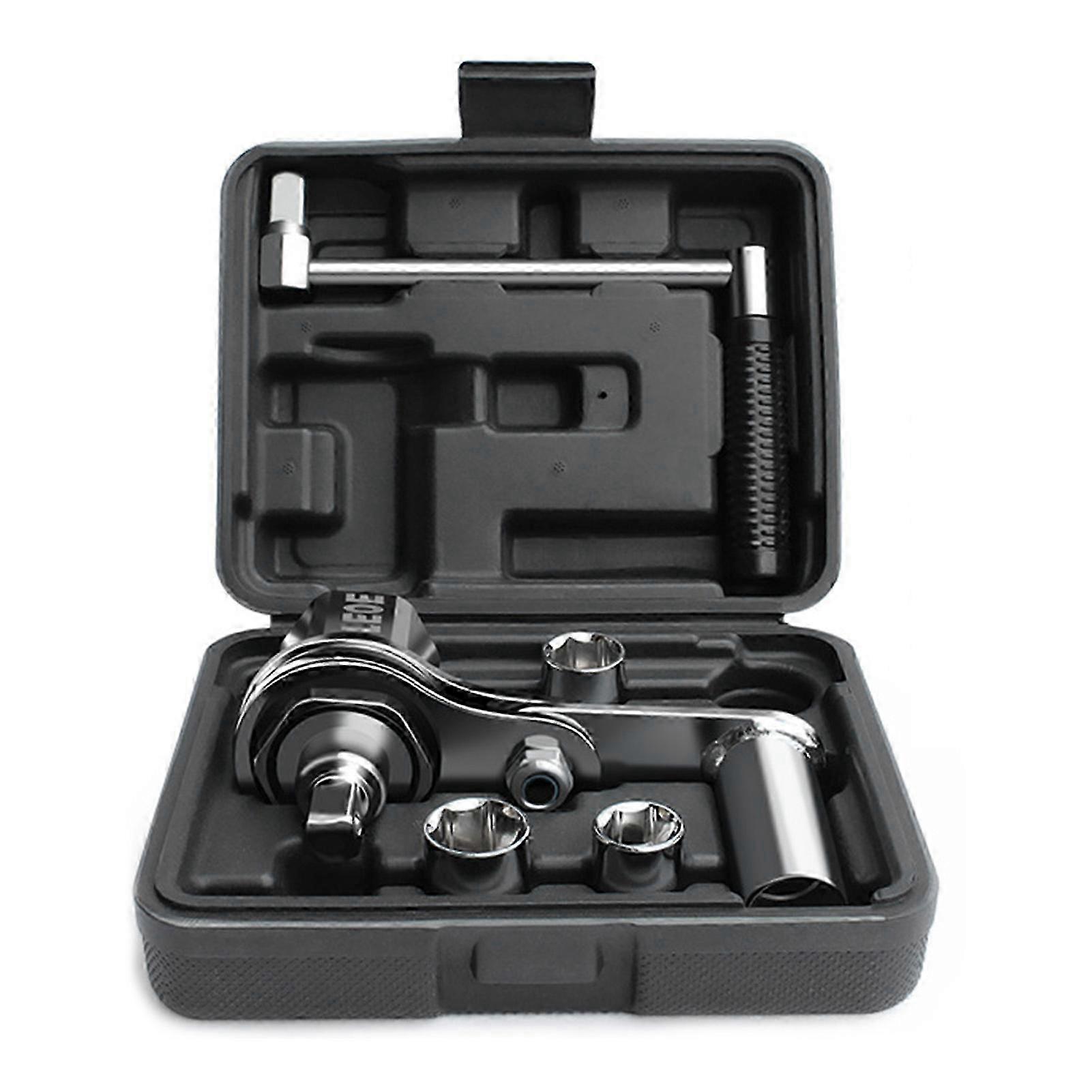 Automotive wrench tool set for effortless nut turning