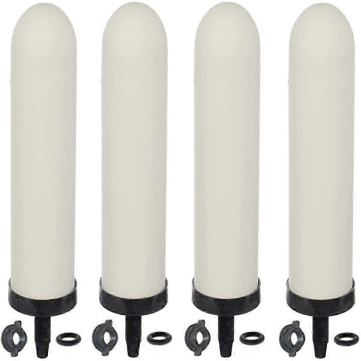 4 Pack Replacement Ceramic Water Filter Cartridge For Water Filtration System Purifier Replacement Part