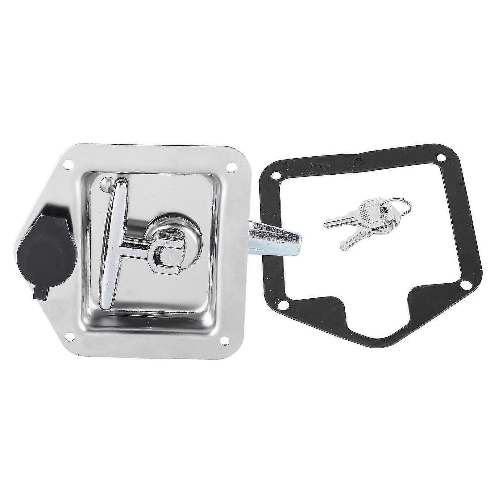 Sturdy T-Shape Folding Handle Lock for Trailers and Trucks