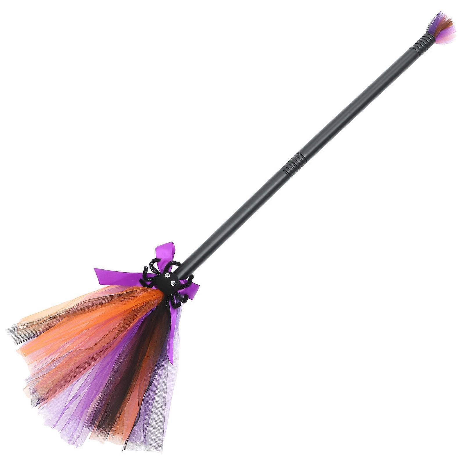 Costume Broom Witch Broom Masquerade 80CM Plastic 1Pack