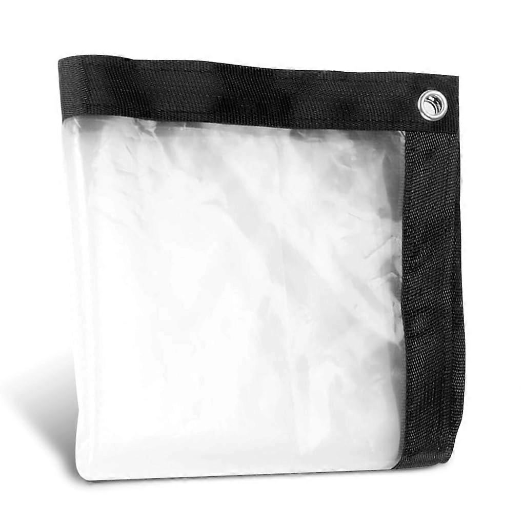 PE plastic waterproof tarp, reusable transparent waterproof cover, greenhouse roof canopy, home patio shelter cover, No. 01