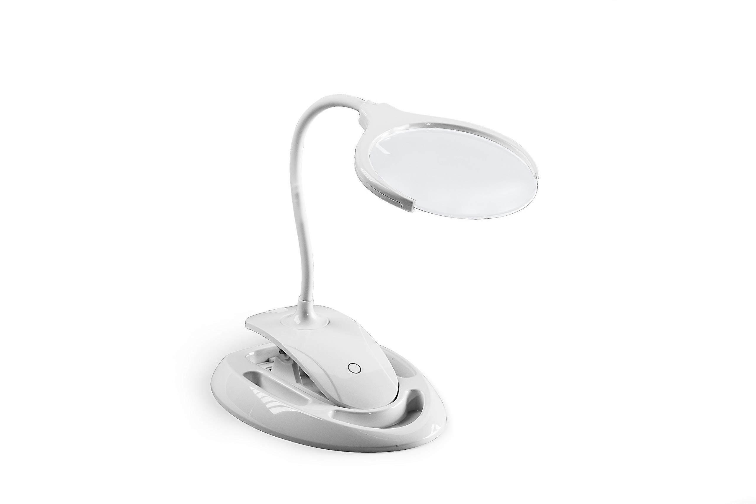Watchmaker's Magnifier Stand Magnifier with LED Light, 6 LEDs, Dimmable, 6000 K Jewellery Magnifier