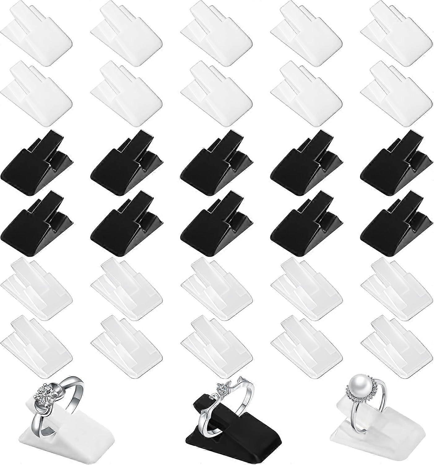 30 pcs Ring Display Stand, Plastic Ring Display Stand Retail Jewelry