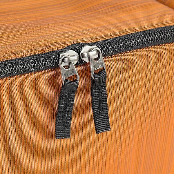 Waterproof DSLR camera bag with strap, insert compartment, protective case (orange).
