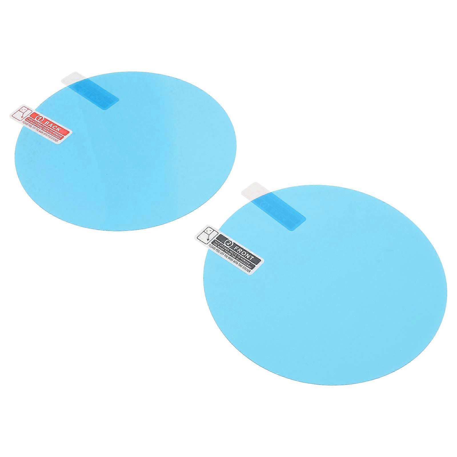 Car Fog Rearview Mirror Protector Film   Pet Material, Reduces Glare and Rain Obstruction, Ensures Clear Driving Visibility