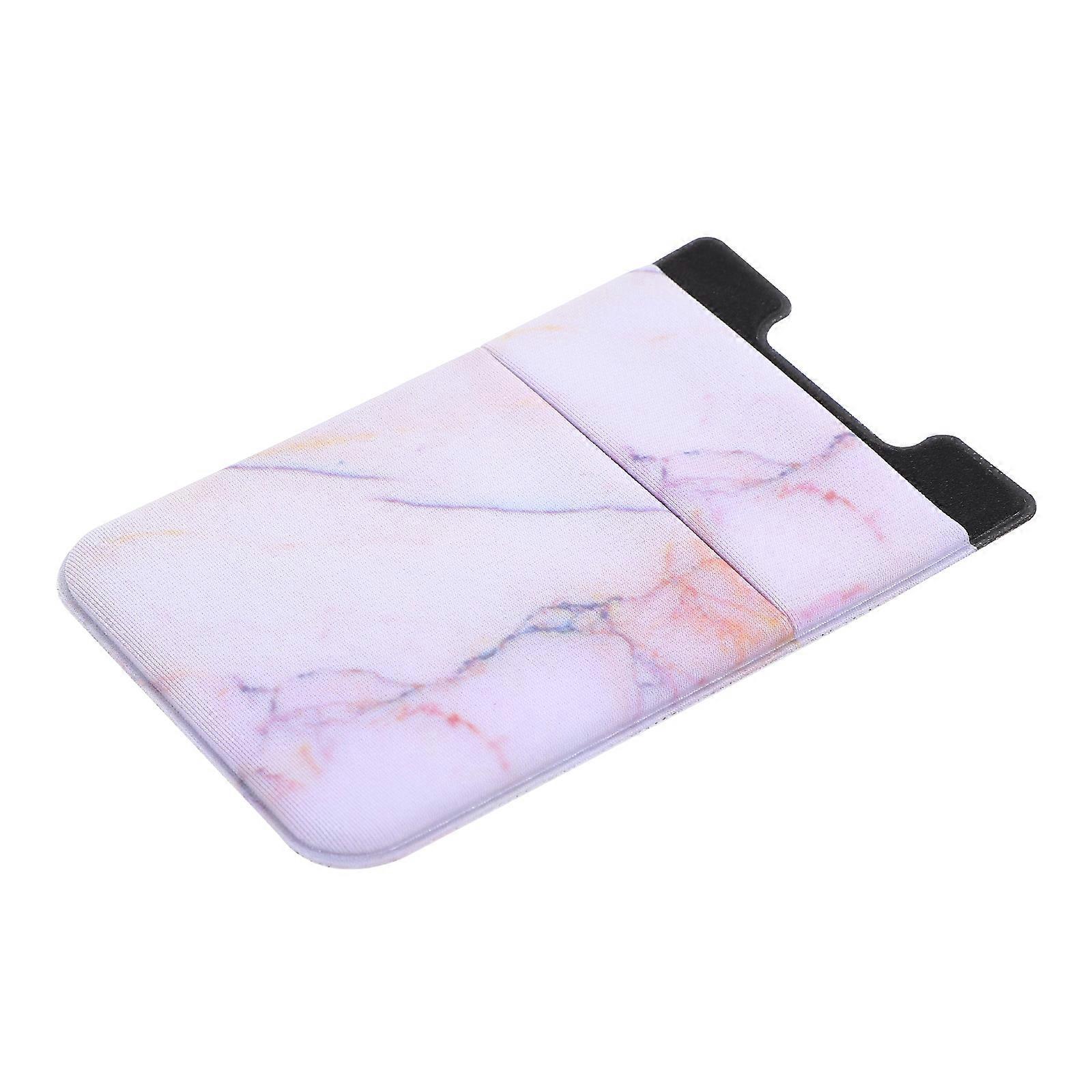 Retro Magnetic Adhesive Phone Back Card Holder Double Design Flexible Stick Wallet for Convenient Storage and Easy Access