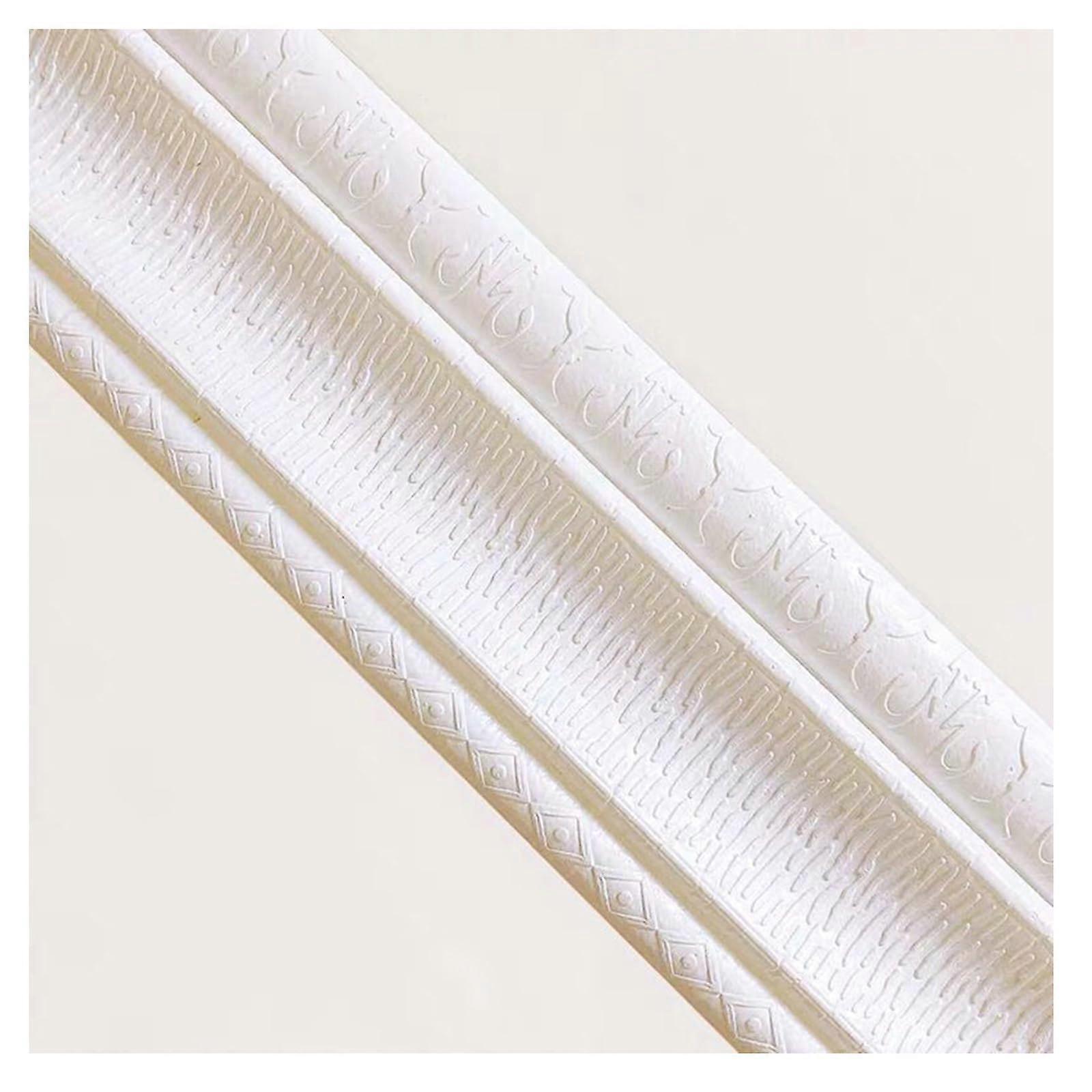 SelfAdhesive Flexible Moulding Strip for Home (White)