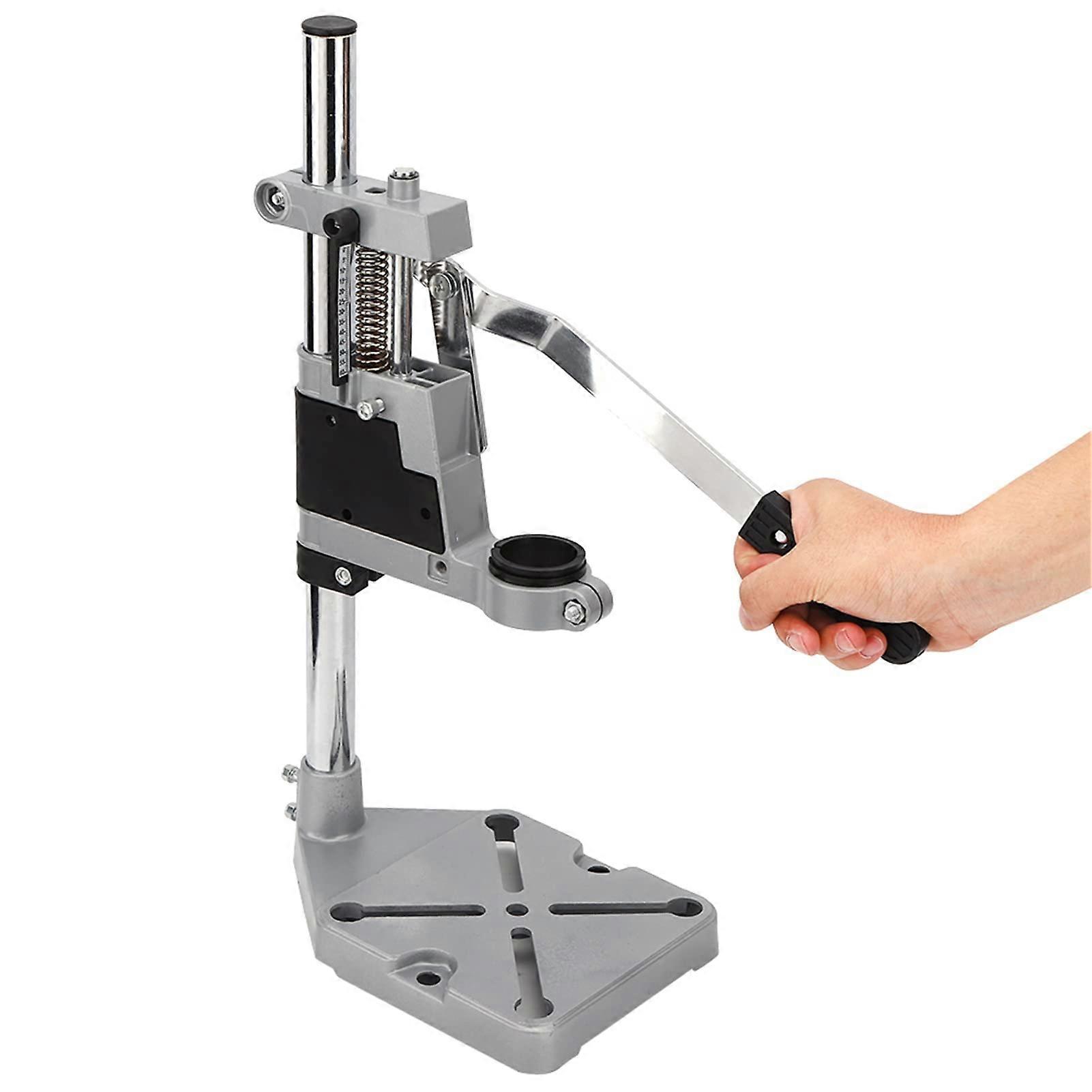 Electric drill stand grinder clamp – Multifunctional woodworking tool with adjustable hex screw, durable aluminum alloy for grinding.