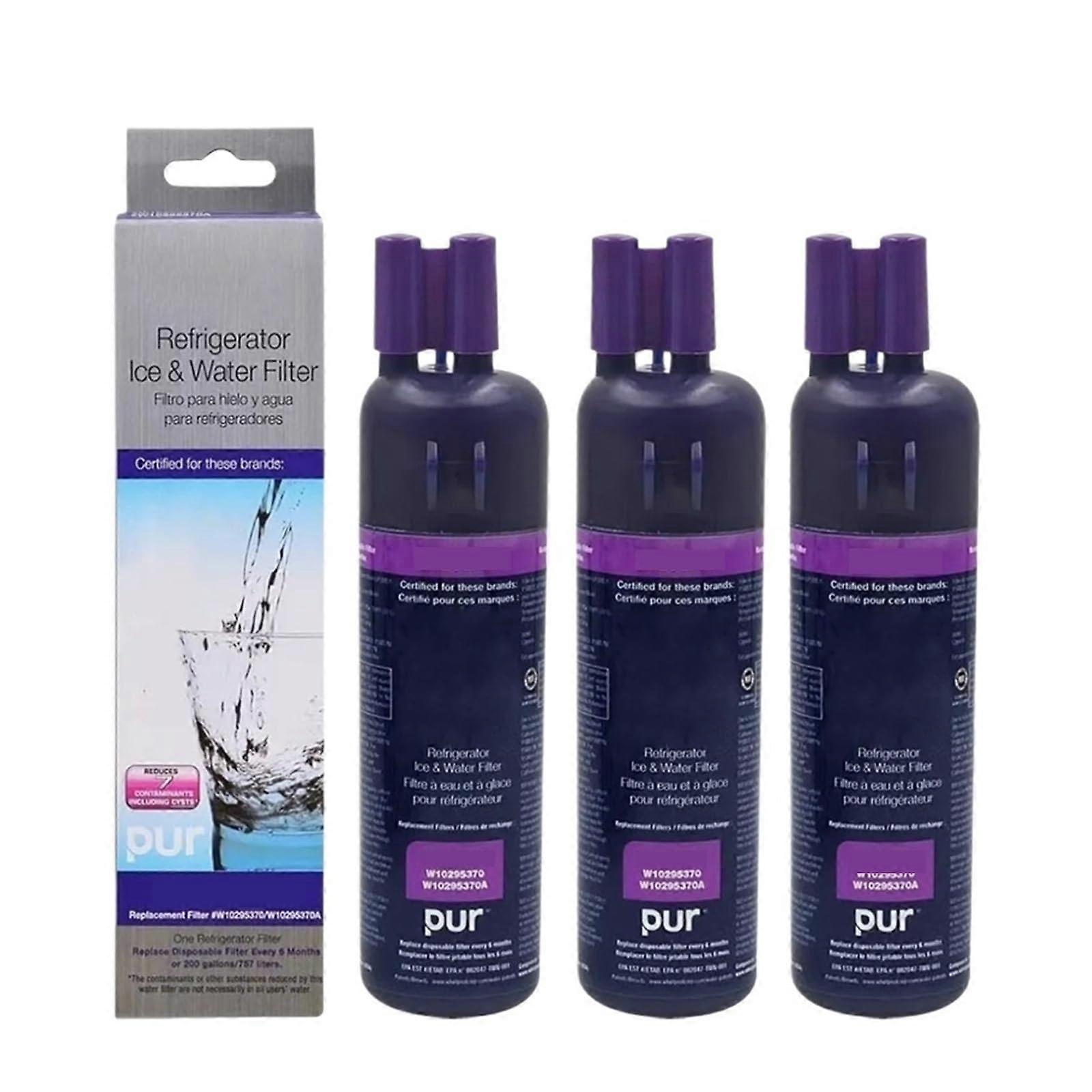 Kaltwasserfilter for refrigerators, compatible with Whirlpool, W10295370A (3 pcs)