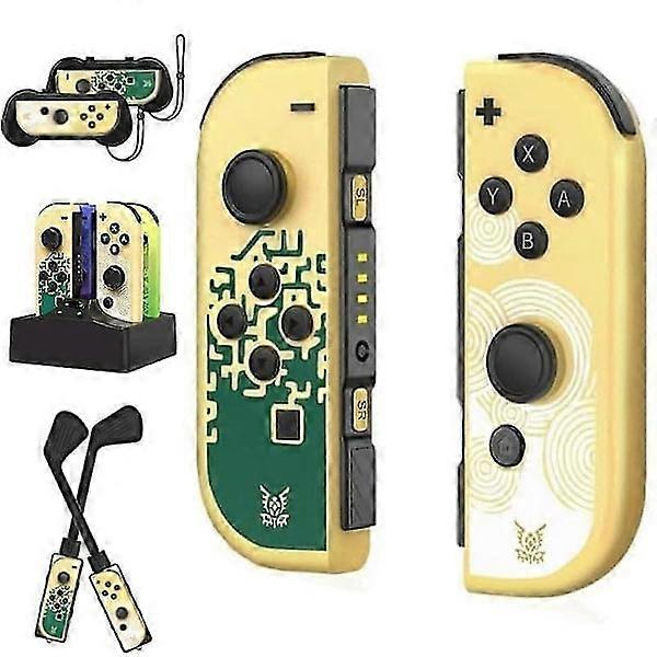 Controller für Nintendo Switch, L/R Joypad Switch Controller mit Dual Vibration, Unterstützung Wake-up