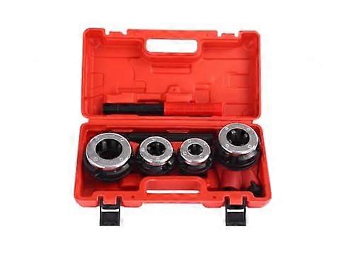 Manual Pipe Threading Set – durable, easytouse plumbing tool for efficient pipe threading, Red