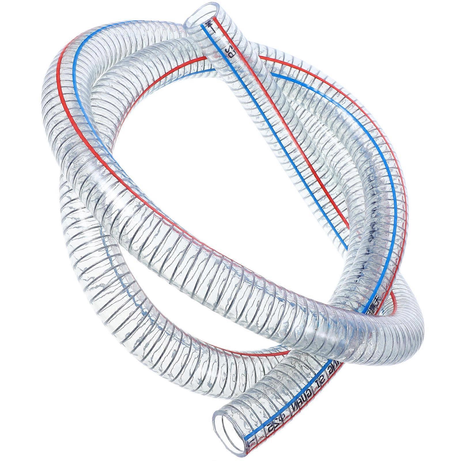 Heavy Duty PVC Steel Wire Hose for Oil Transfer, Gas, and Drainage – Flexible Tubing for Pump, Suction, and Aquarium Applications