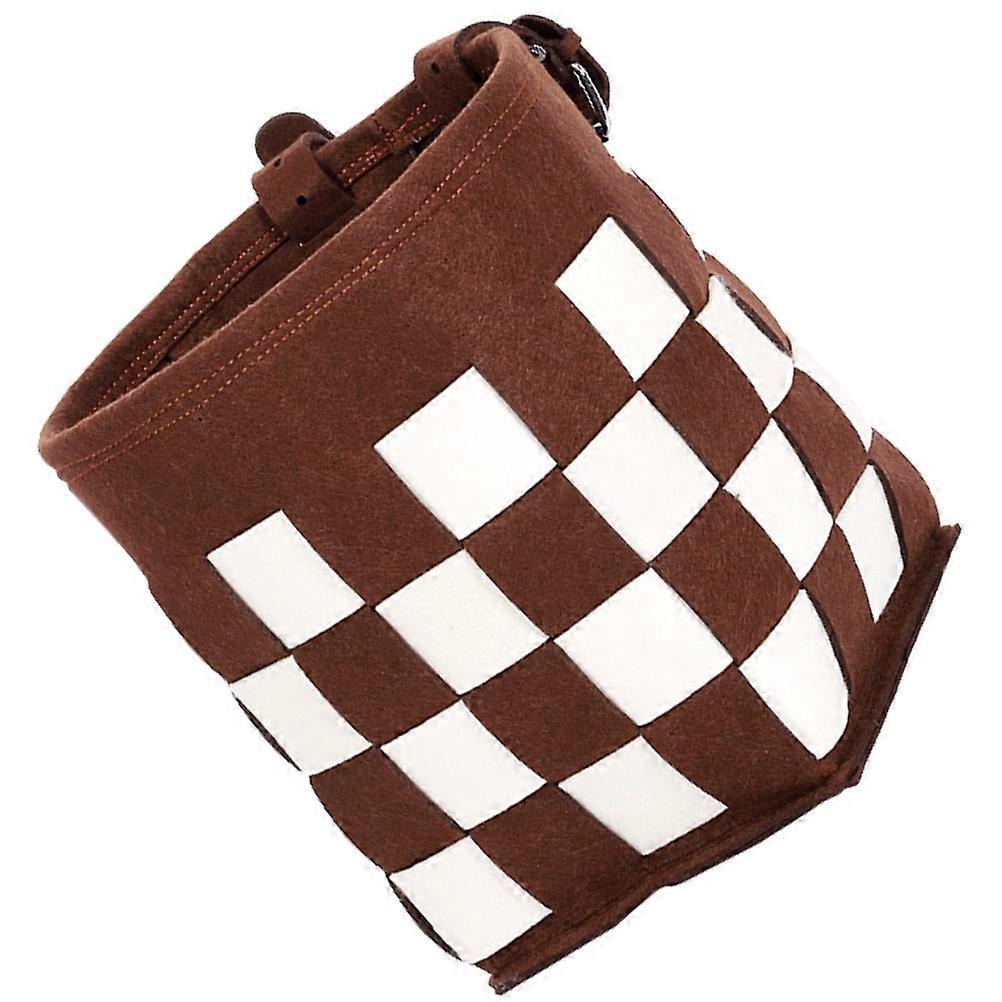 Sturdy Felt Bike Front Basket – Durable Multi Use Storage Holder for Cycling, Easy Install, Practical Accessory for Groceries and Essentials