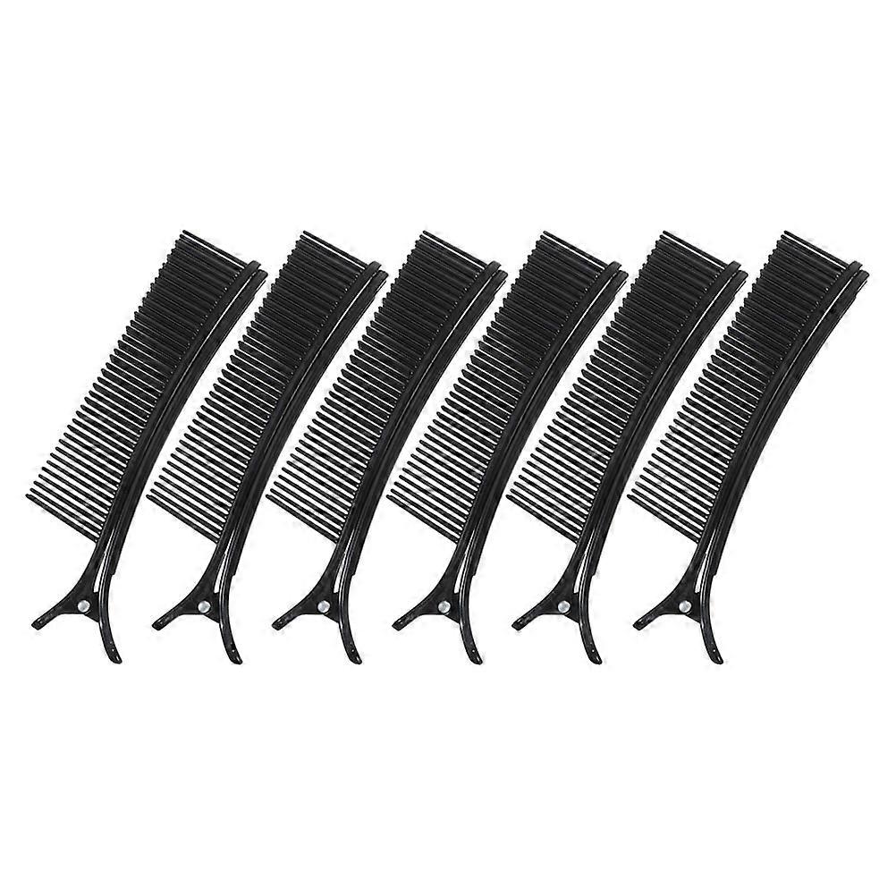 Professional Hairdressing Clips Styling And Sectioning For Women Sleek Design 6Pcs