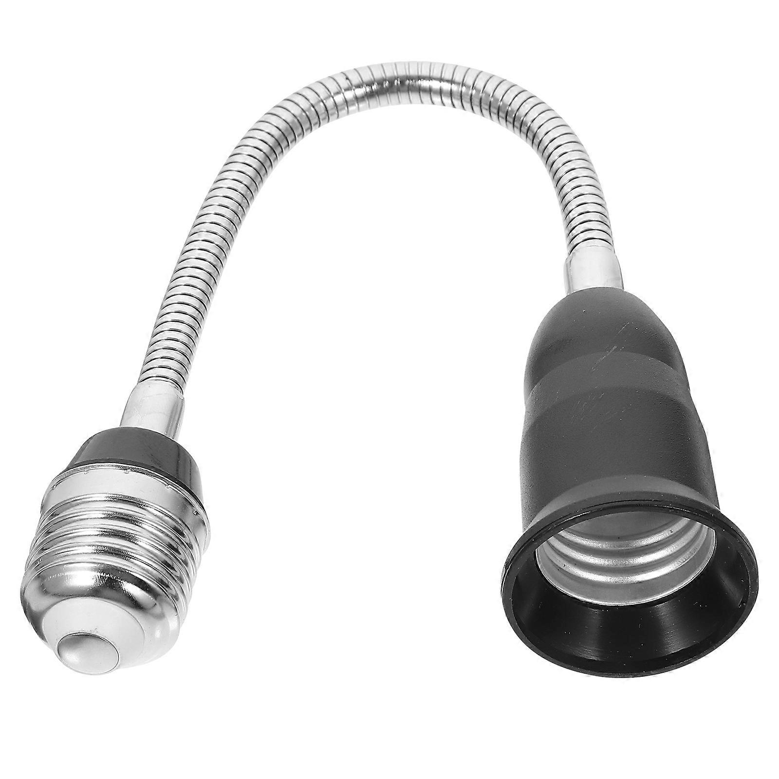 Lamp Socket Adapter E27 Socket DIY Enthusiasts Cylindrical Light Direction Adjustment 1Set