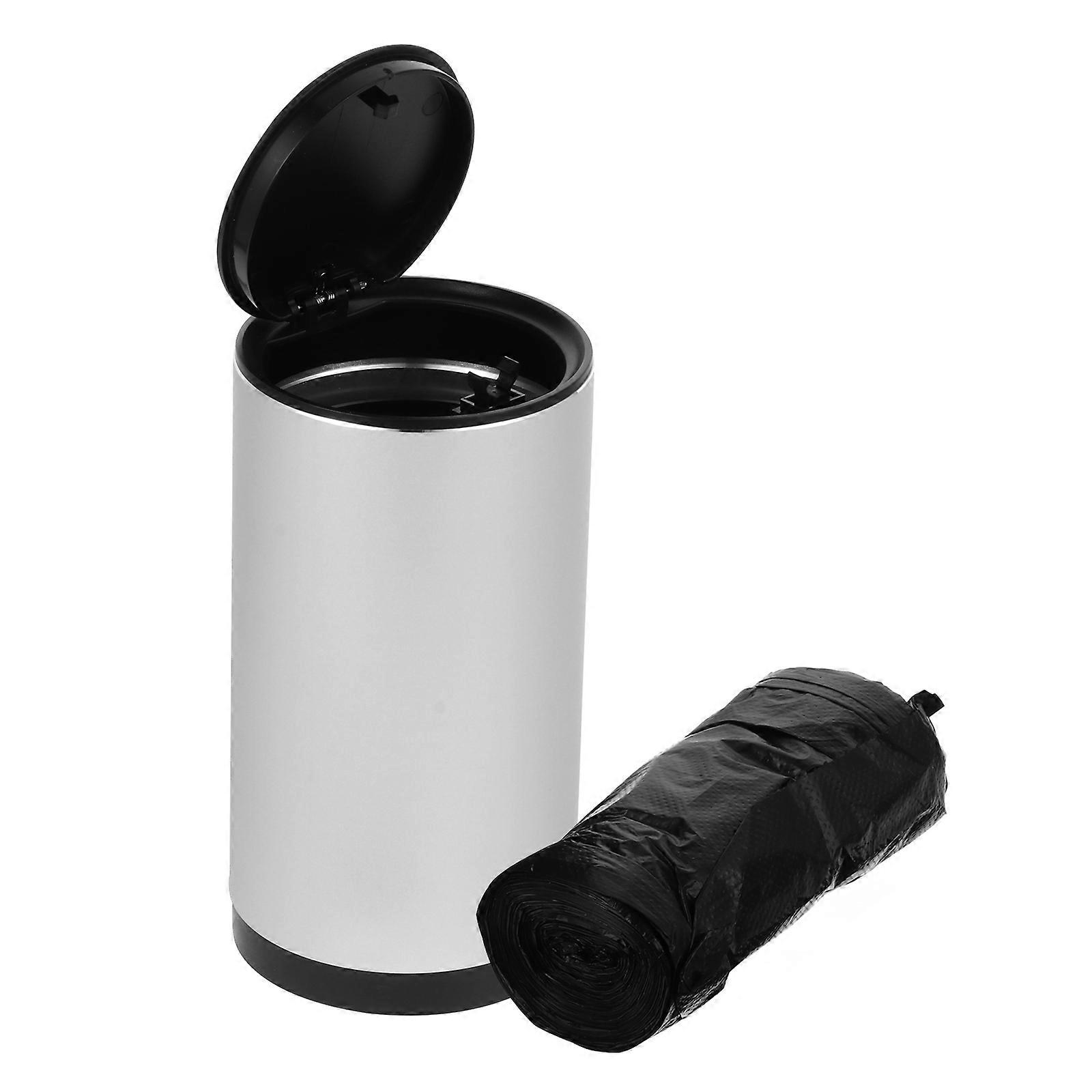 Auto Garbage Can Drivers Easy Cleaning Durable Material 13.5X7.2Cm 1Set