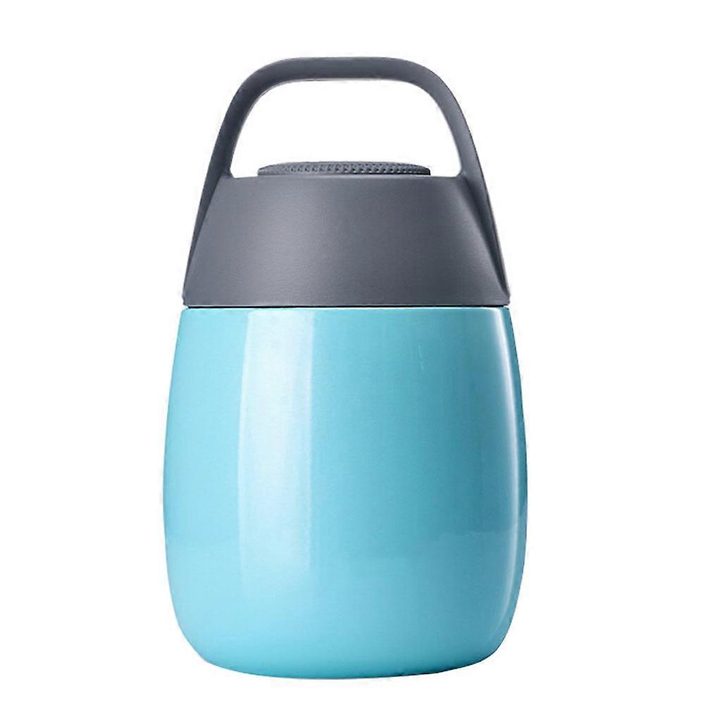 Portable 450ml Stainless Steel Food Container with Thermal Insulation for Storage and Daily Use Blue