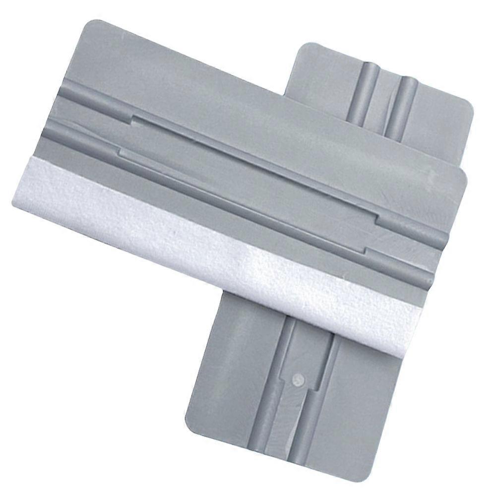 Car Film Applying Tool with Felt Edge and Without Great for Removing Stickers Safe for Paint Plastic Grey 2pcs