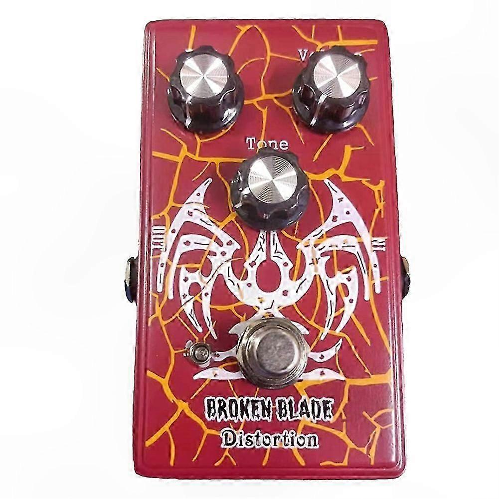 Distortion Pedal for Guitar with Broken Blade Effect