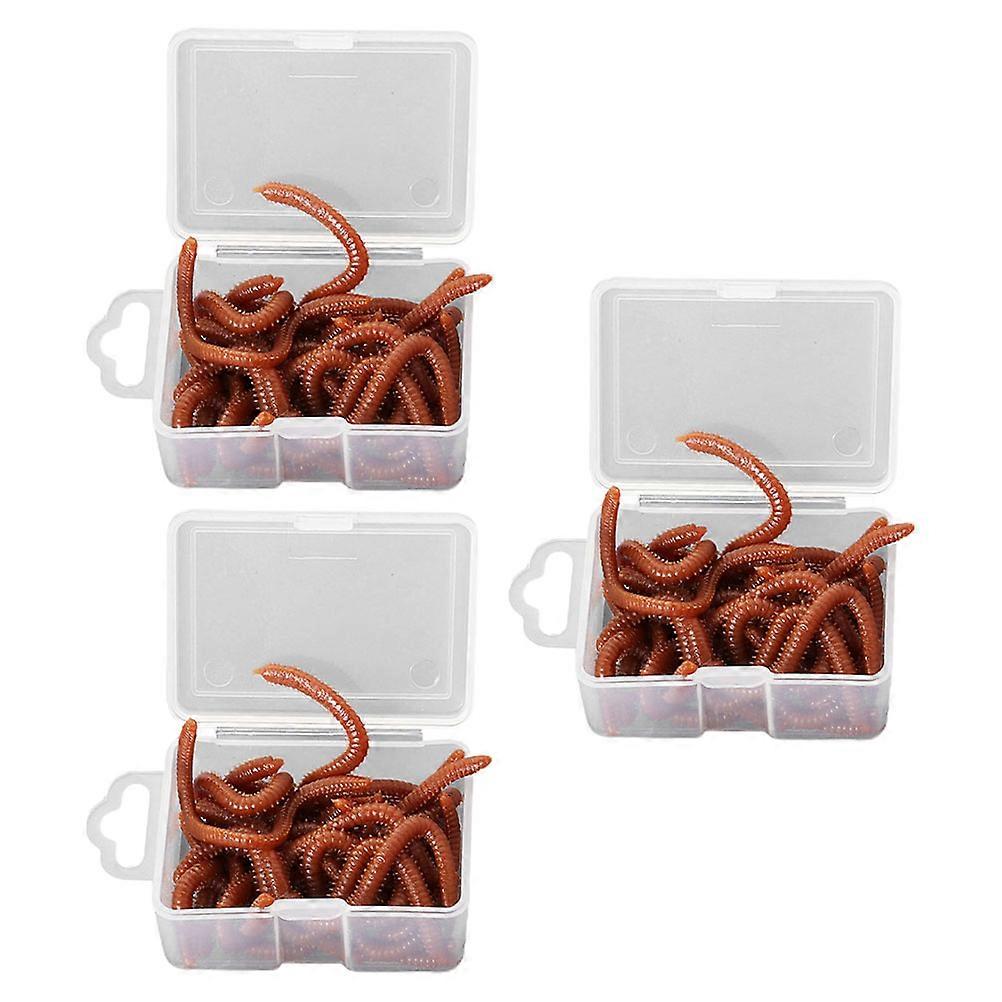 Halloween Tricky Toy Lure Boxes Artificial Simulation 9x1CM Red Silicone
