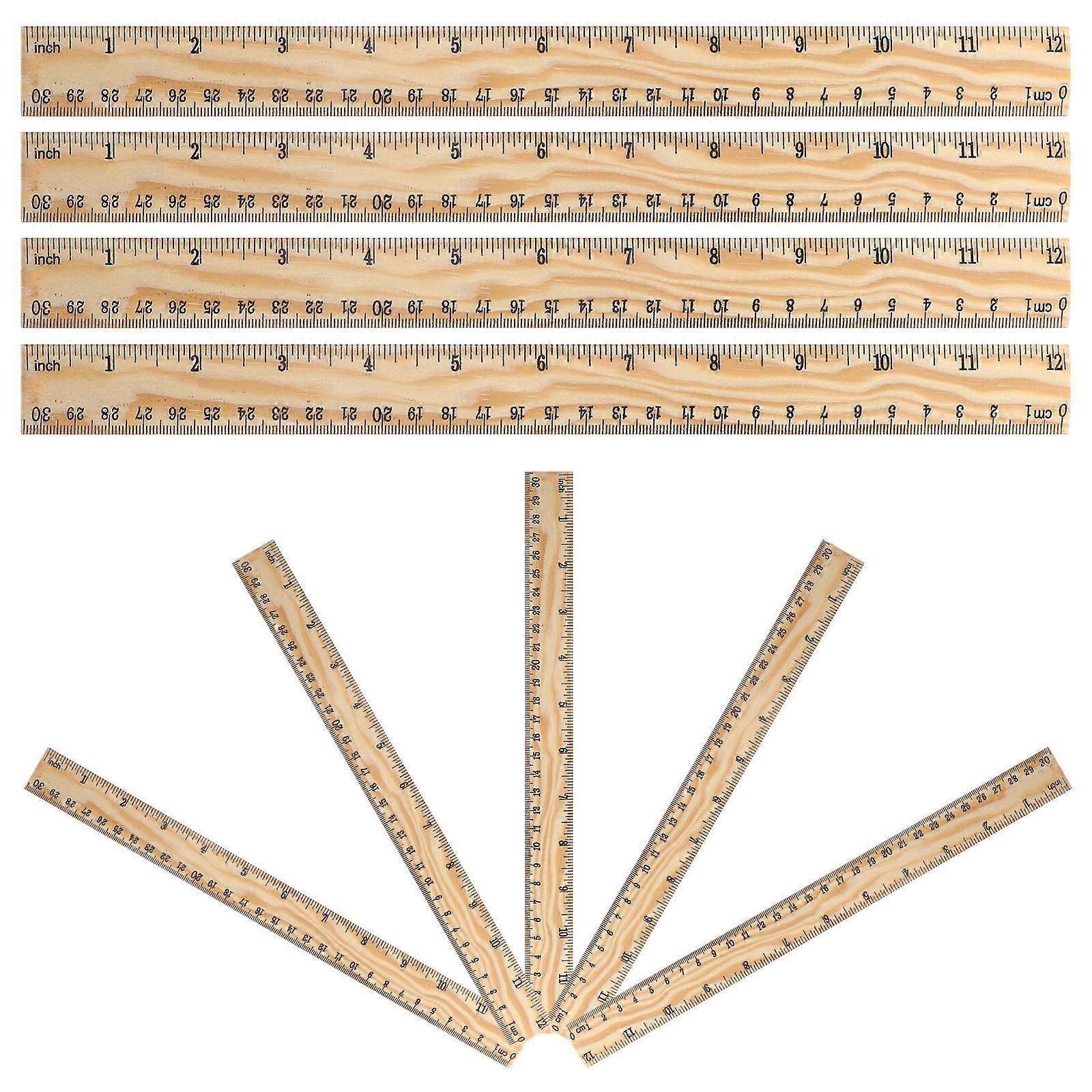 Chocolate Plastic Ruler for Measuring Use Easy to Store and Handle 30cm