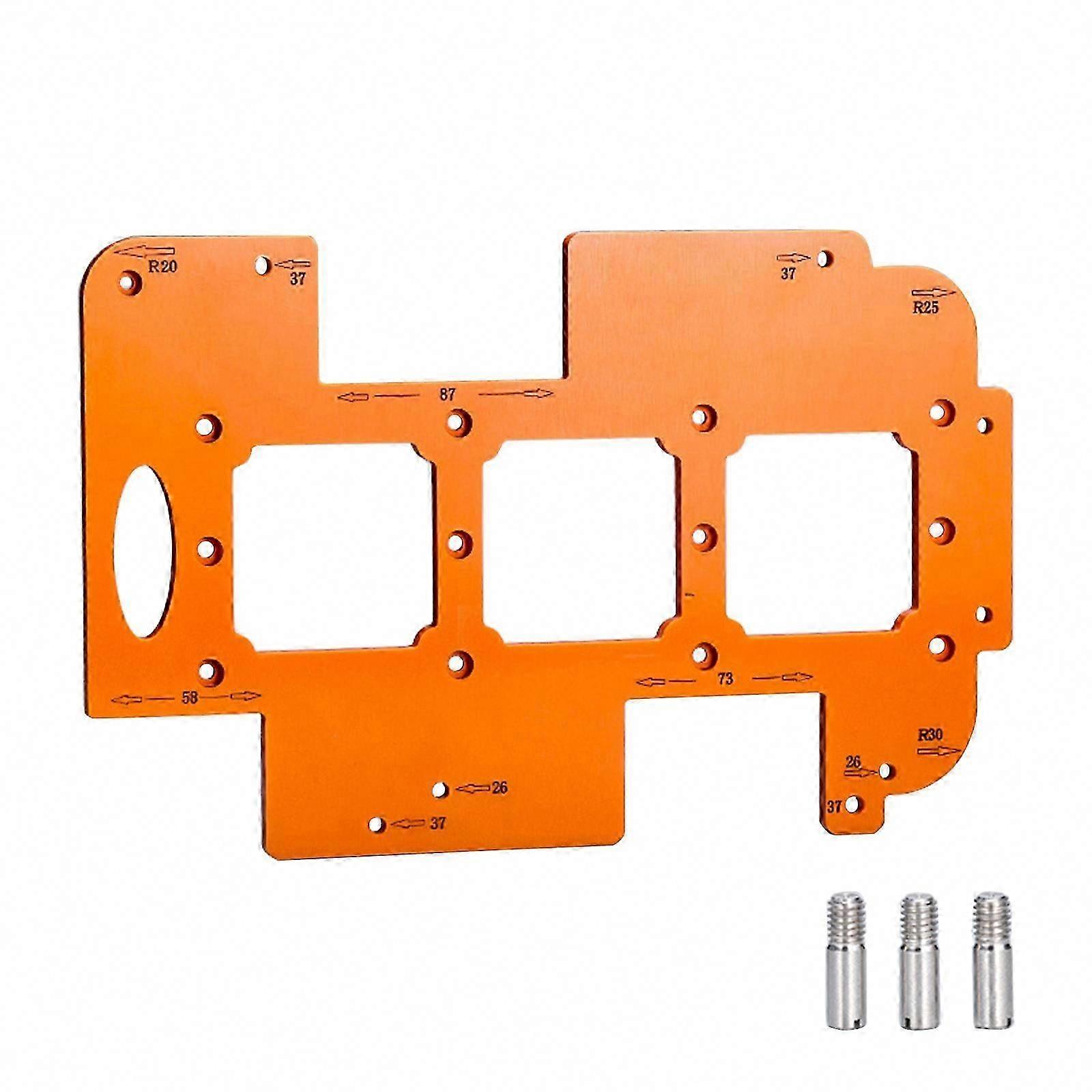 Adjustable Woodwork Hole Cutting Template for Accurate Positioning and Efficient Drilling on Various Surfaces