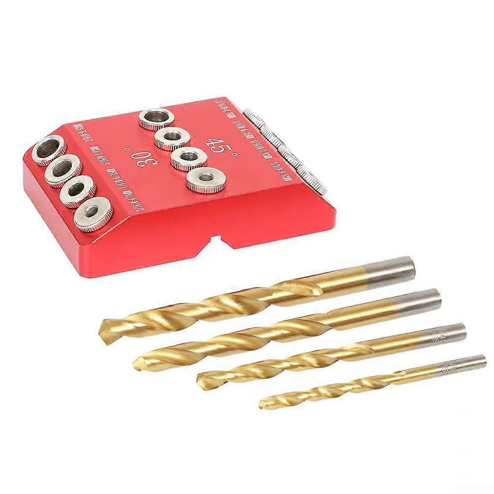 Easytouse multiangle drilling guide for precise drilling for cable railings and woodworking (B)