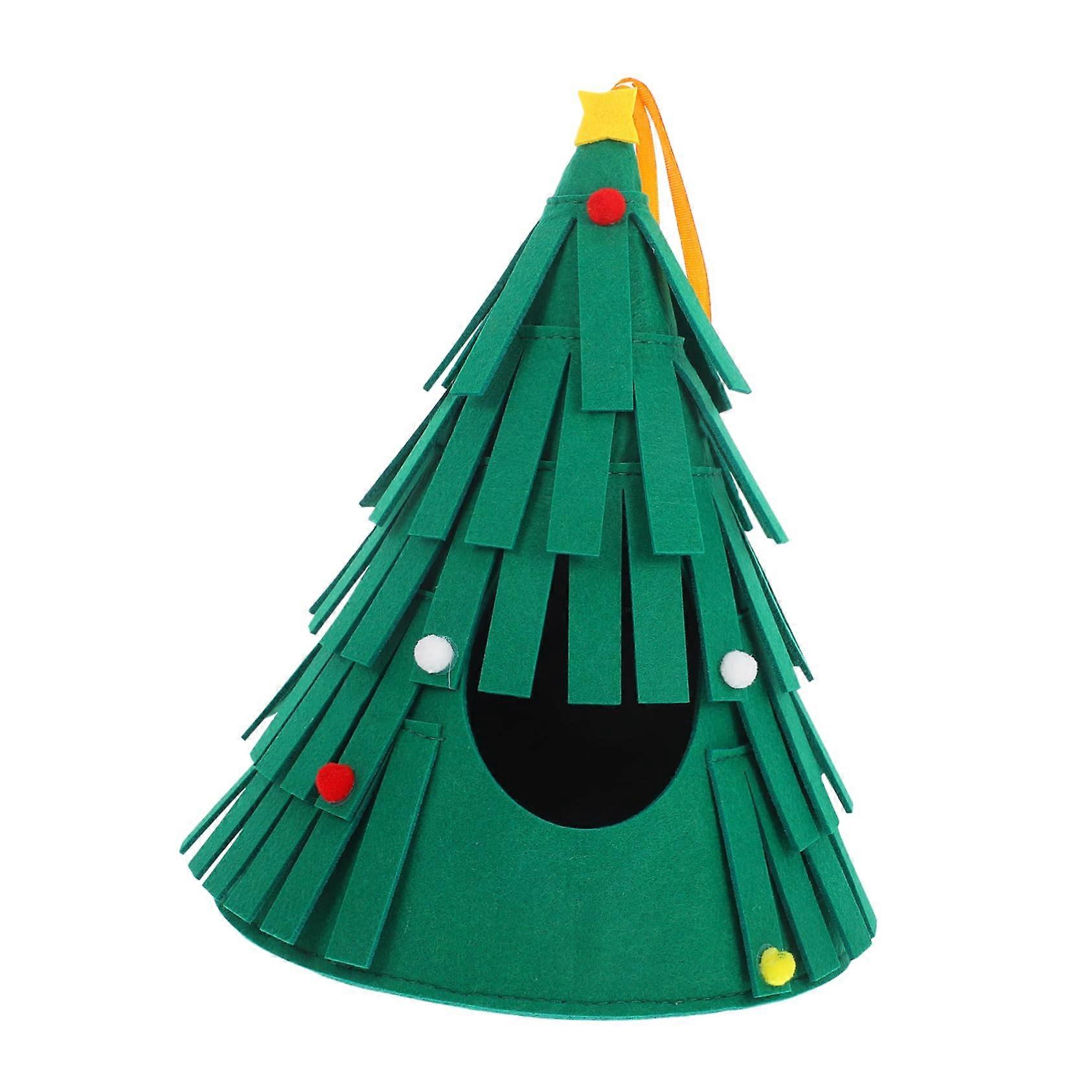 Cozy Meerschweinchenbett Soft Felt Washable Hideout for Hamsters and Hedgehogs Winter Durable and Comfortable