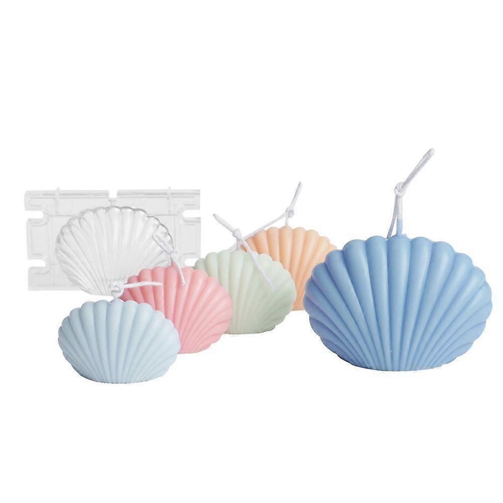 Korean Shell Candle Diy Mold Ins Wind Small Candle Mold Mother of Pearl Mold Straight Line Shape Wax Model Home Decoration