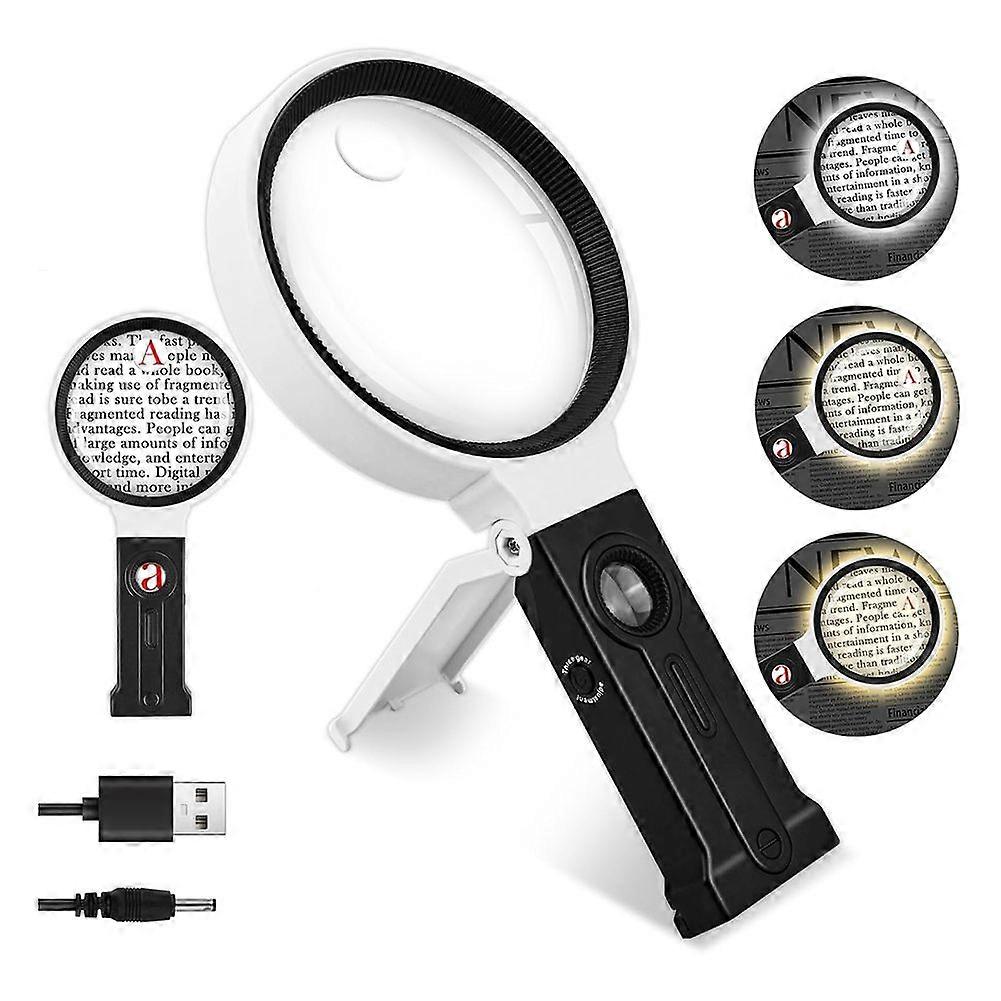 36 LED Light-Emitting Magnifier, Suitable for Elderly Reading