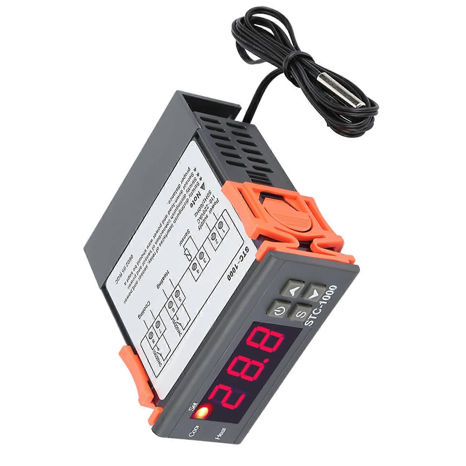 Multipurpose Thermostat Sensor, Thermostat, Aquarium, Terrariums, Temperature Control, Chicken Incubator for Temperature Monitoring, Zoo