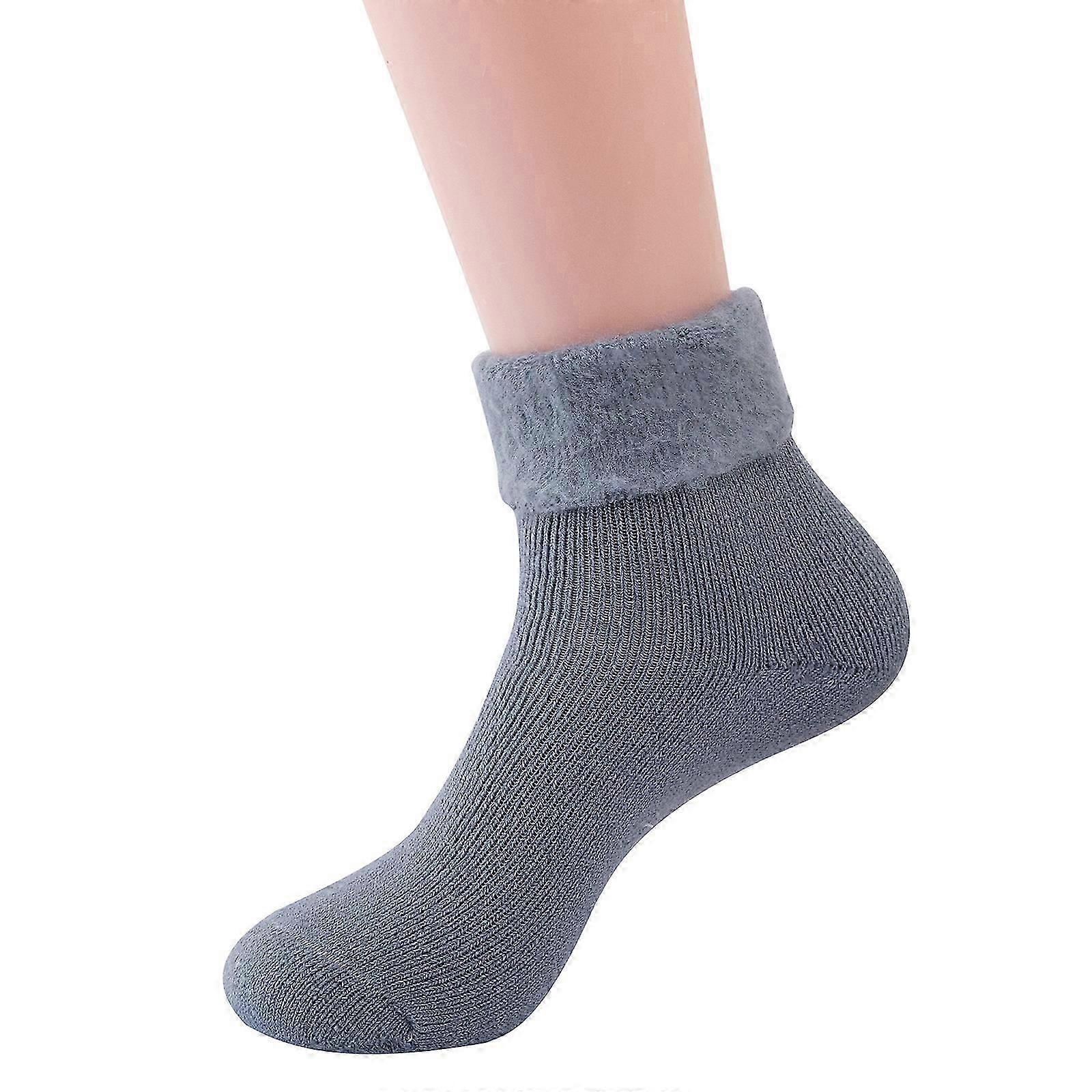 3 Çift Ekstra Sıcak Bayan Süper Yumuşak Termal Yatak Çorapları, Kabarık Çoraplar Bayan Soğuk Akşamlar İçin İdeal - Polar Astar, Rahat, Rahat