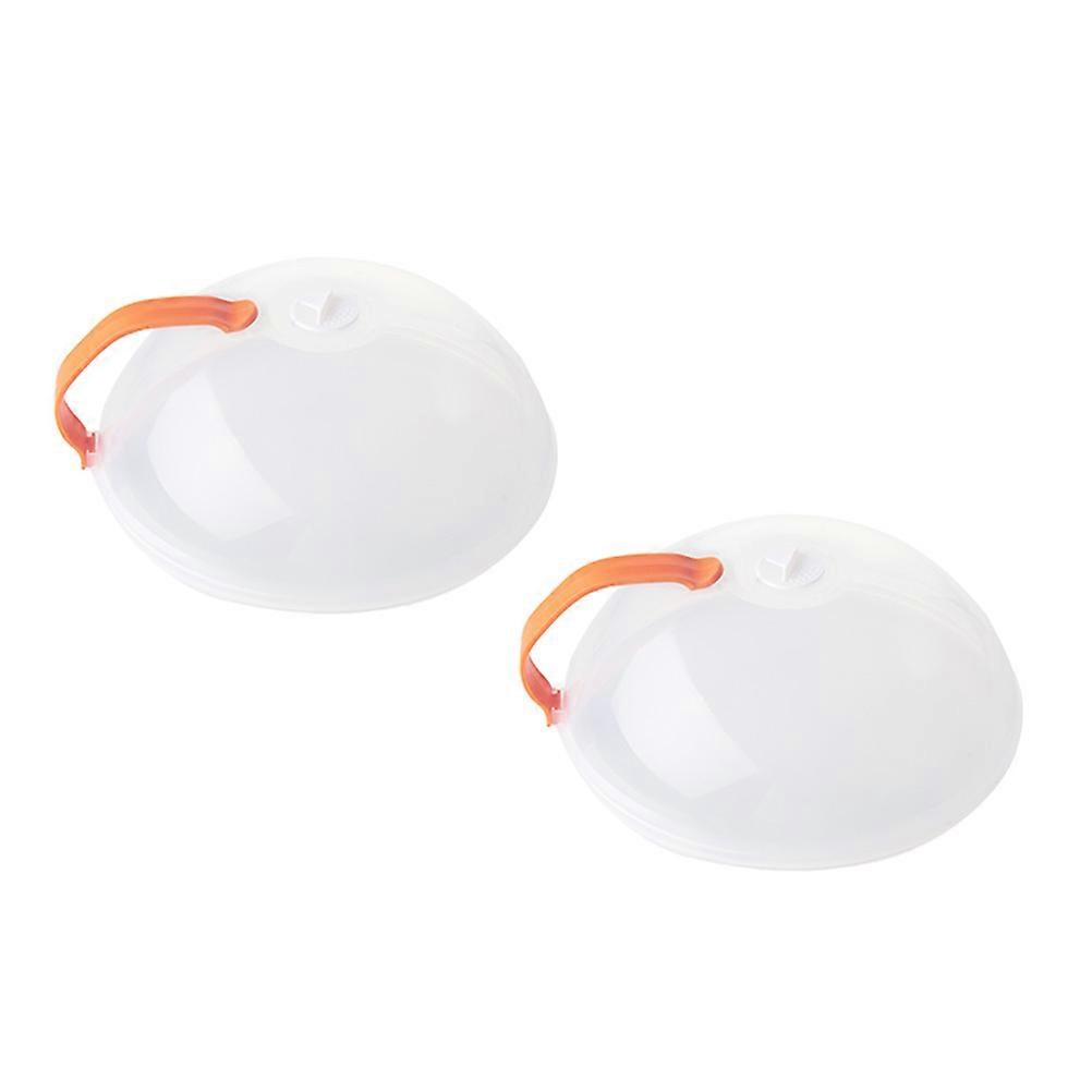 Portable Reusable Food Cover for Kitchen Made of PP Material with Stay Cool Handle and Adjustable Vent 2pcs Large Size