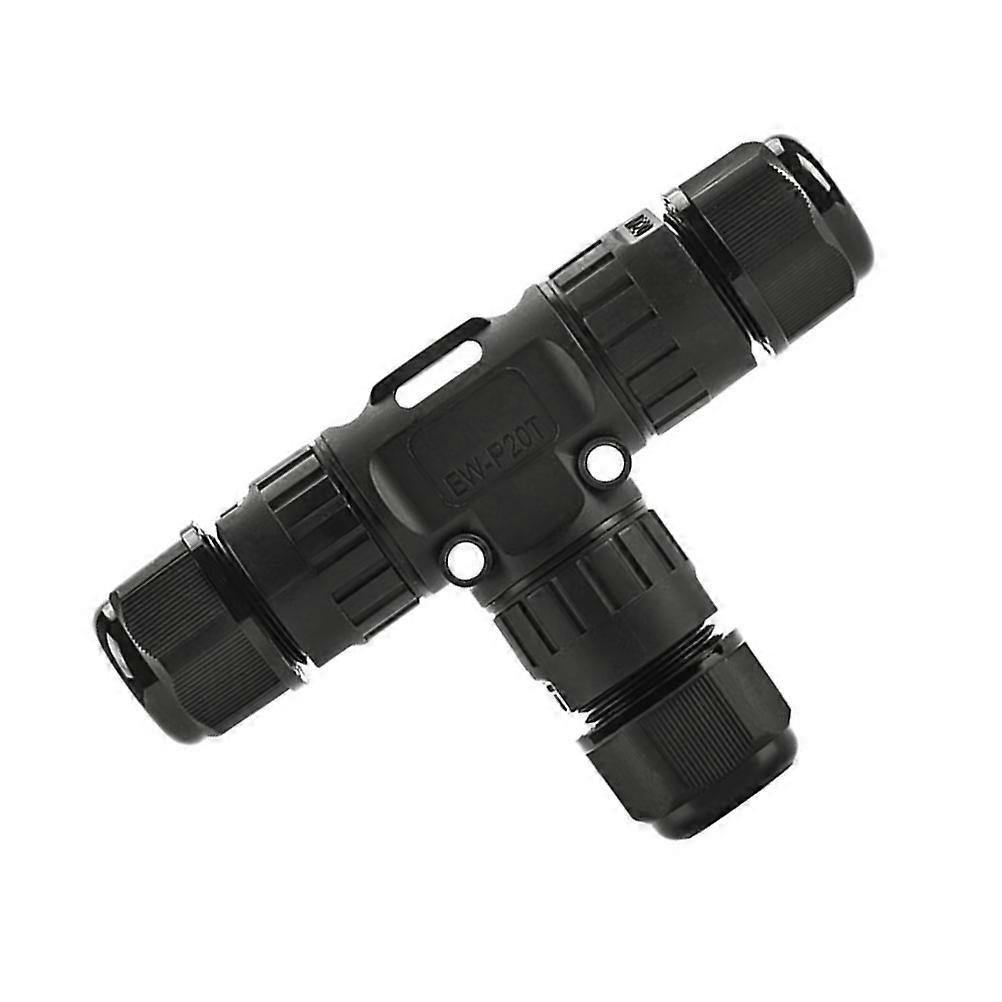 1pc Waterproof 3 Way Cable Gland Cord Connector Professional