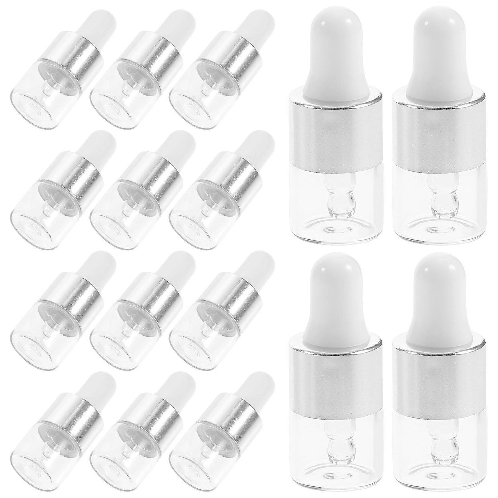 30pcs Transparent Leakproof Dropper Bottles for Essential Oils, Cosmetics, and Aromatherapy Use